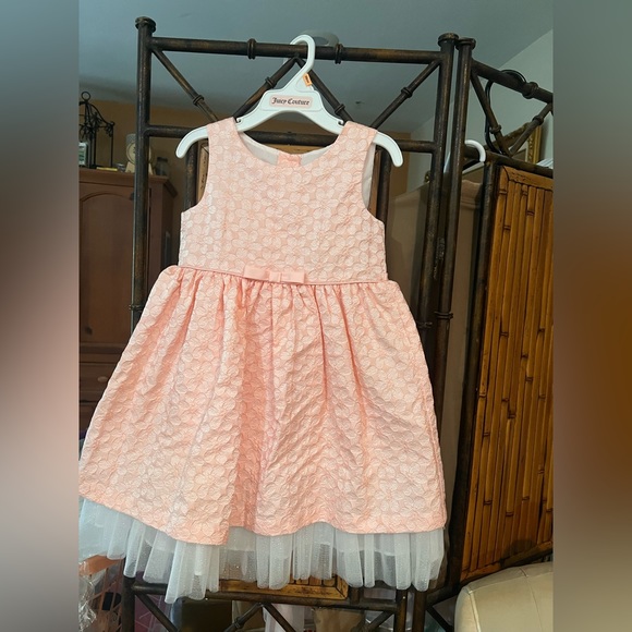 La Princess Dress Size 4T Rosy Pink w Grandma Nes Sweater Set - Picture 2 of 11